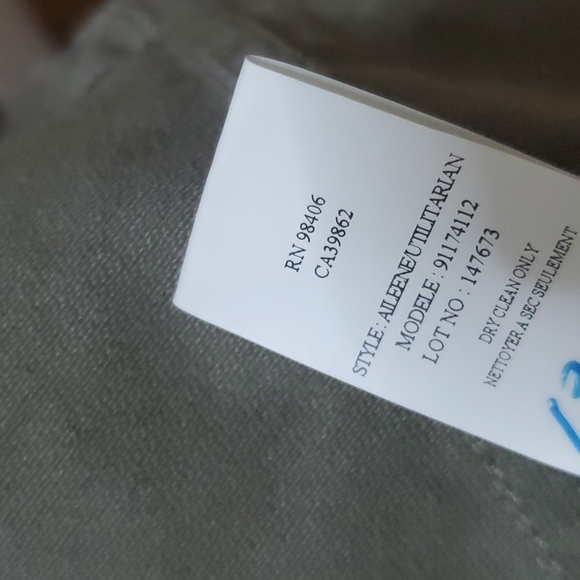 THEORY AILEENE OLIVE GREEN 3 IN ONE HOODIED JACKET SIZE M - Picture 11 of 16